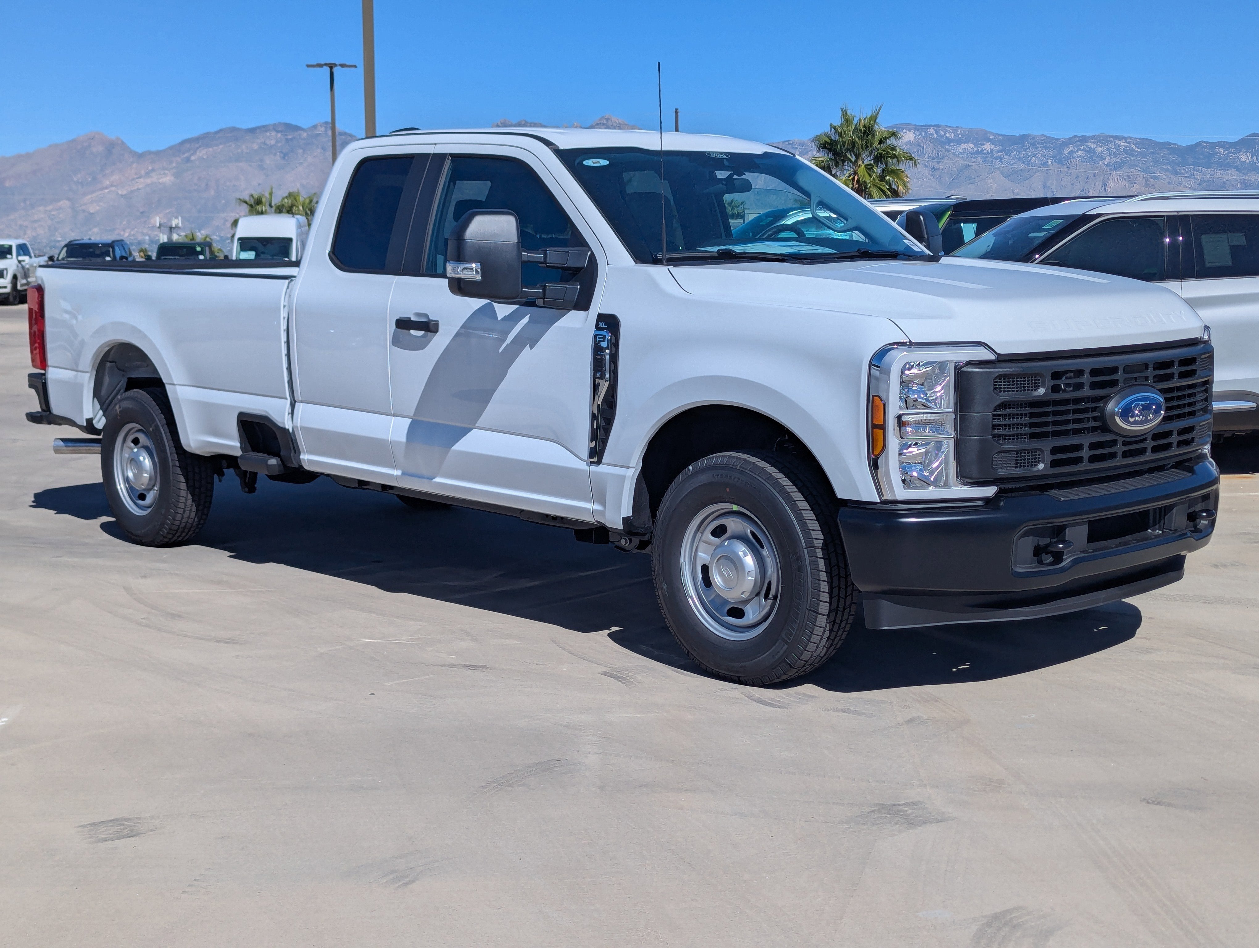 2026 Ford Super Duty F-250 XL in Oxford White — front three-quarter view