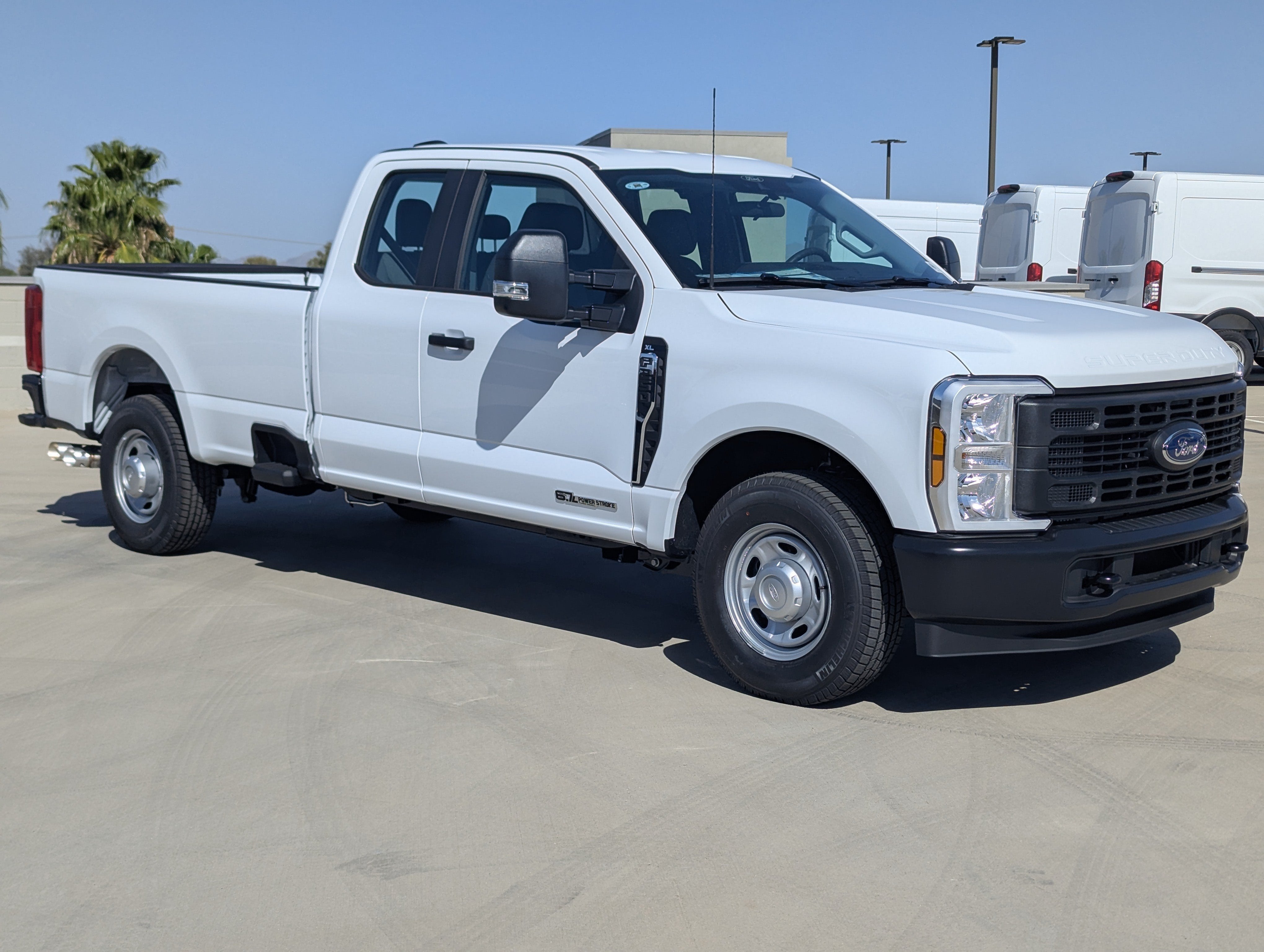 2026 Ford Super Duty F-250 XL in Oxford White — front three-quarter view