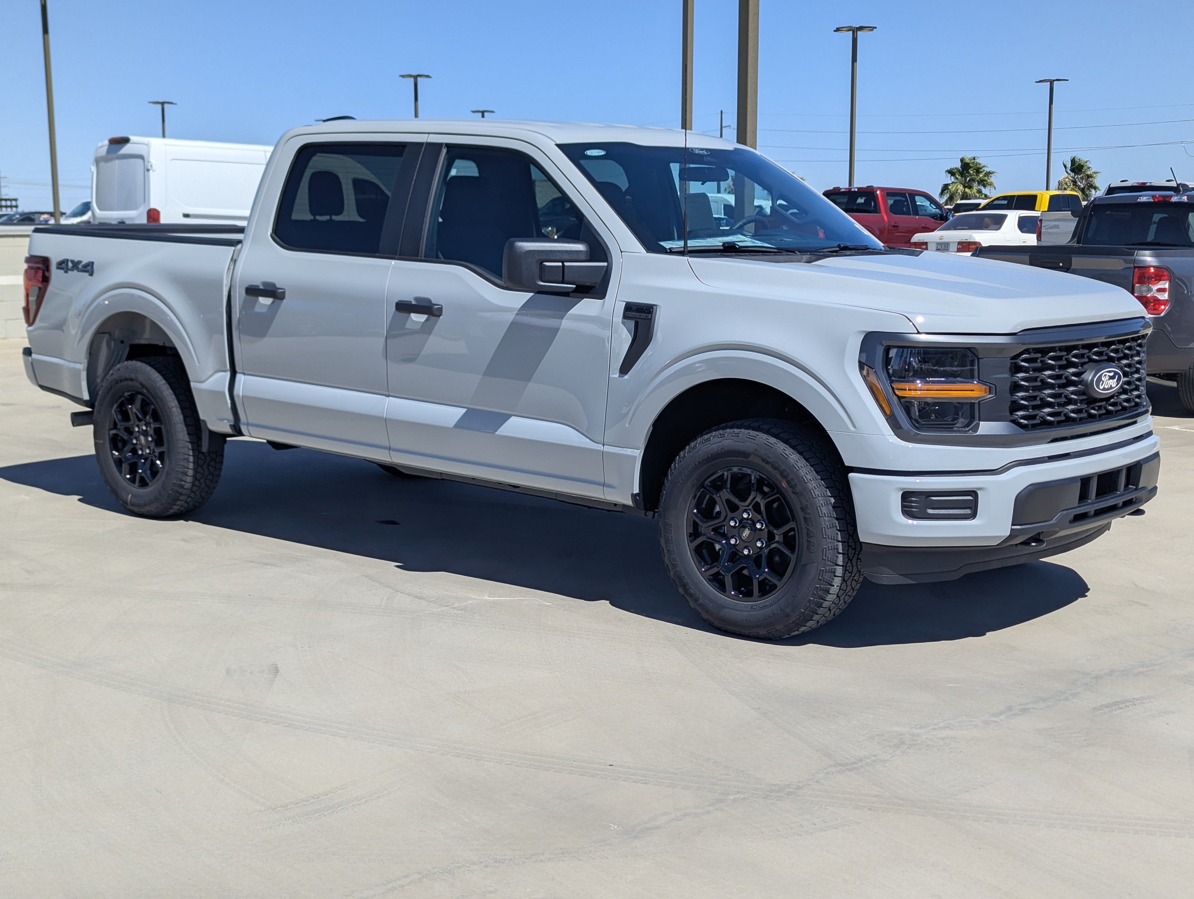 2026 Ford F-150 STX in Avalanche — front three-quarter view