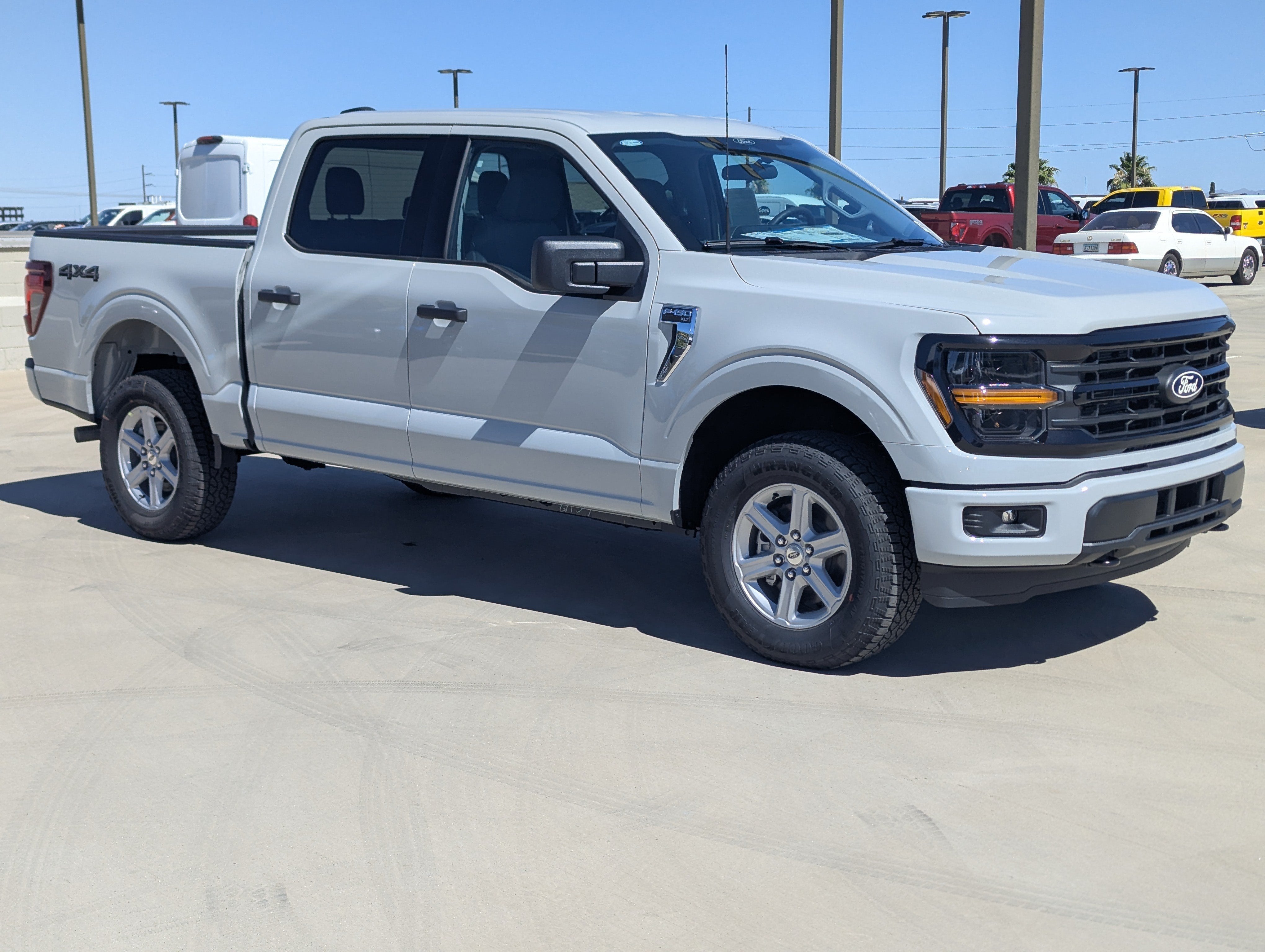 2026 Ford F-150 XLT in Avalanche — front three-quarter view