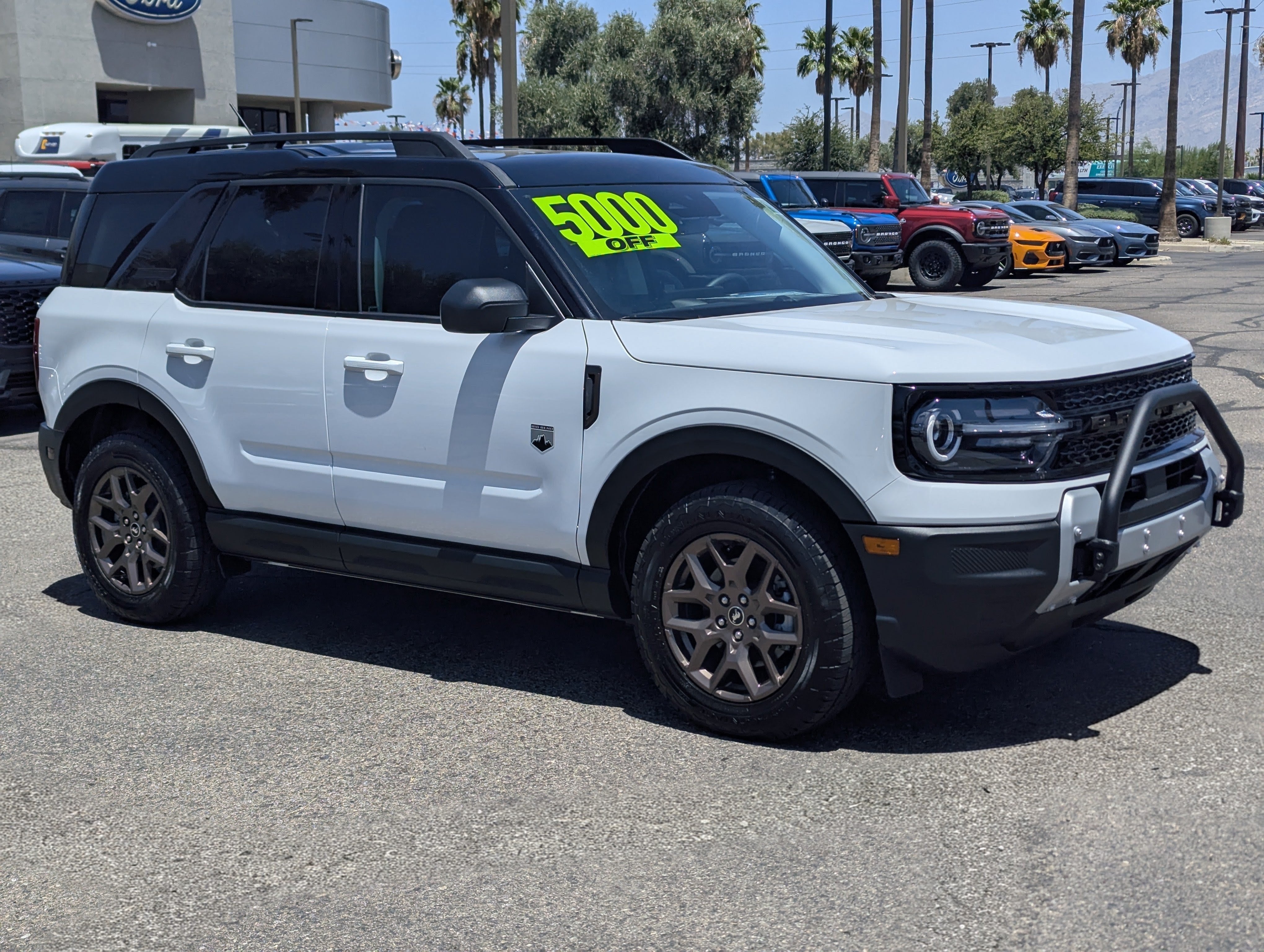 2026 Ford Bronco Sport Big Bend in Oxford White — front three-quarter view