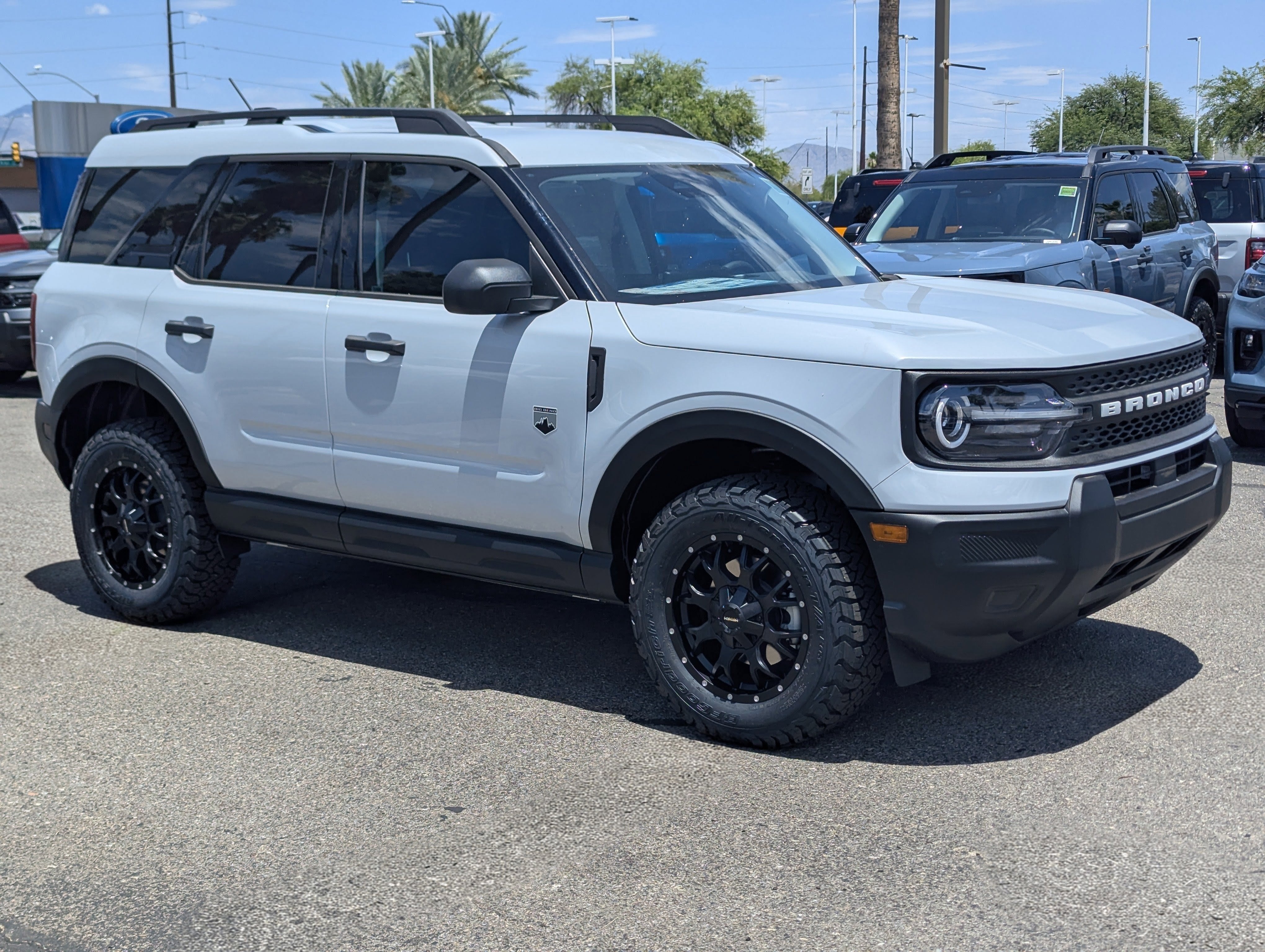 2026 Ford Bronco Sport Big Bend in Space White Metallic — front three-quarter view