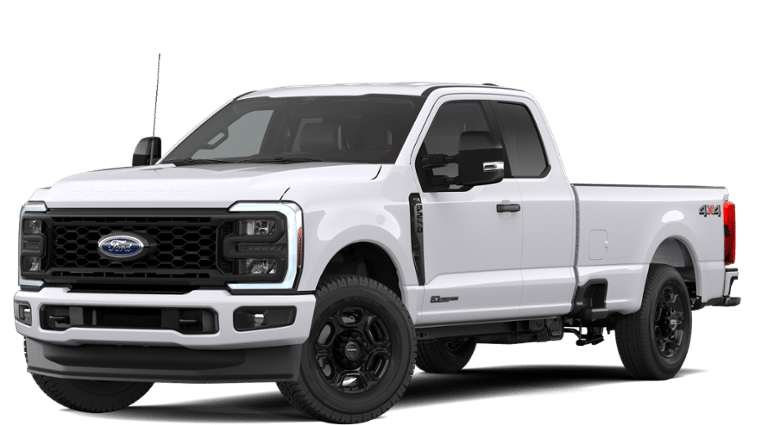 2026 Ford Super Duty F-250 XL in Oxford White — front three-quarter view