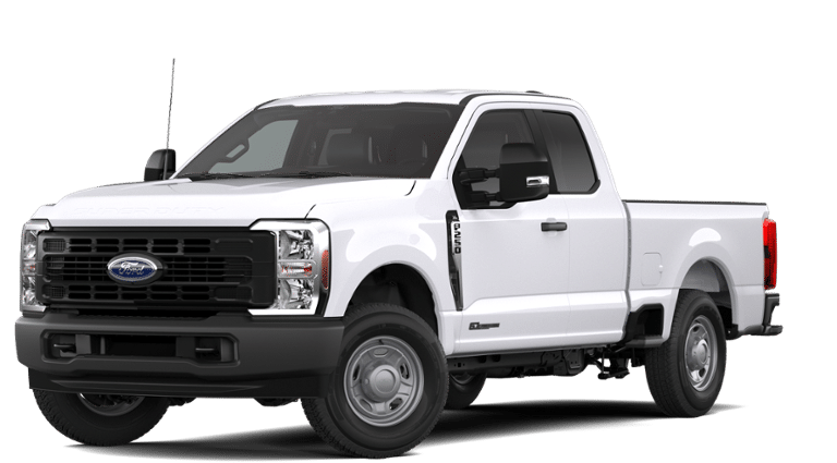 2026 Ford Super Duty F-250 XL in Oxford White — front three-quarter view
