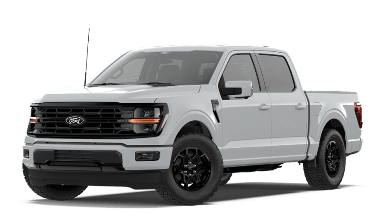 2026 Ford F-150 XLT in Avalanche — front three-quarter view